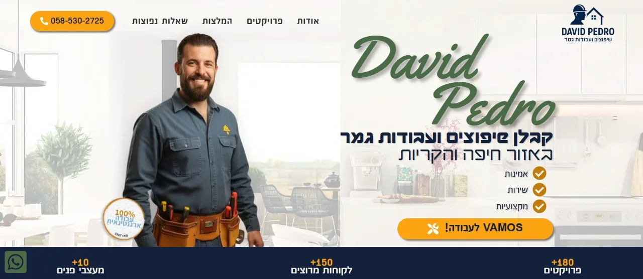 צילום מסך של האתר David Pedro