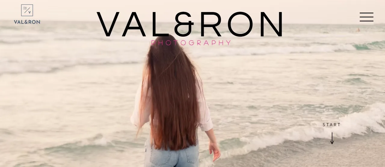 צילום מסך של האתר Val&Ron